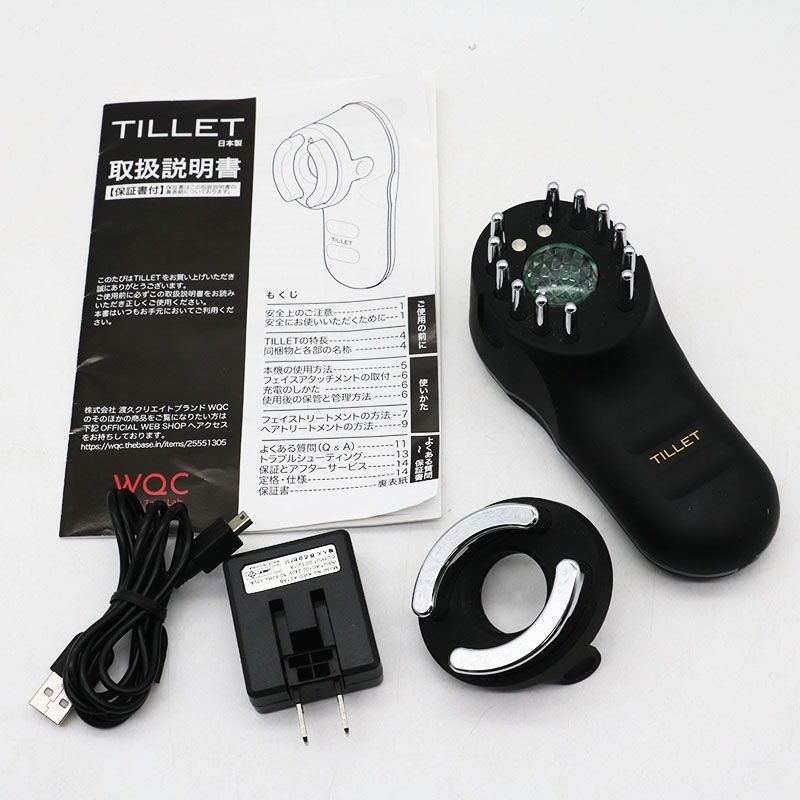 並品 WQC TILLET ティレット W-GEAR ブラック ER7-05-07
