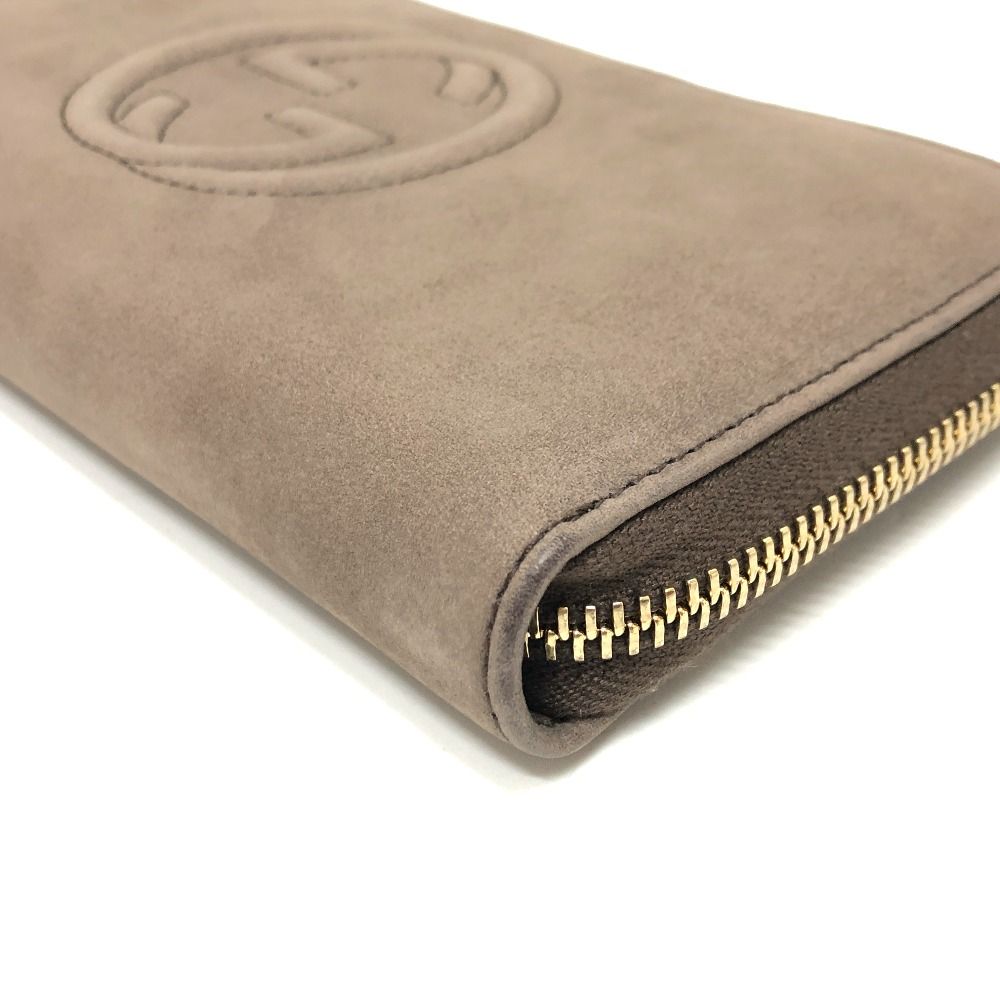 GUCCI グッチ 長財布 インターロッキングG 308004 ヌバック