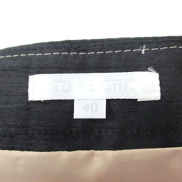 トゥービーシック TO BE CHIC フレア スカート 膝丈 リボン
