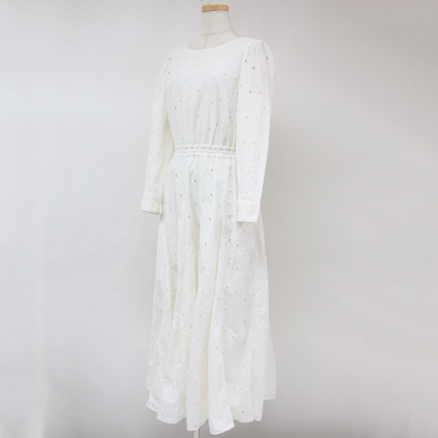 美品 ne Quittez pas ヌキテパ ワンピース ロング 23春夏 ホワイト 白 