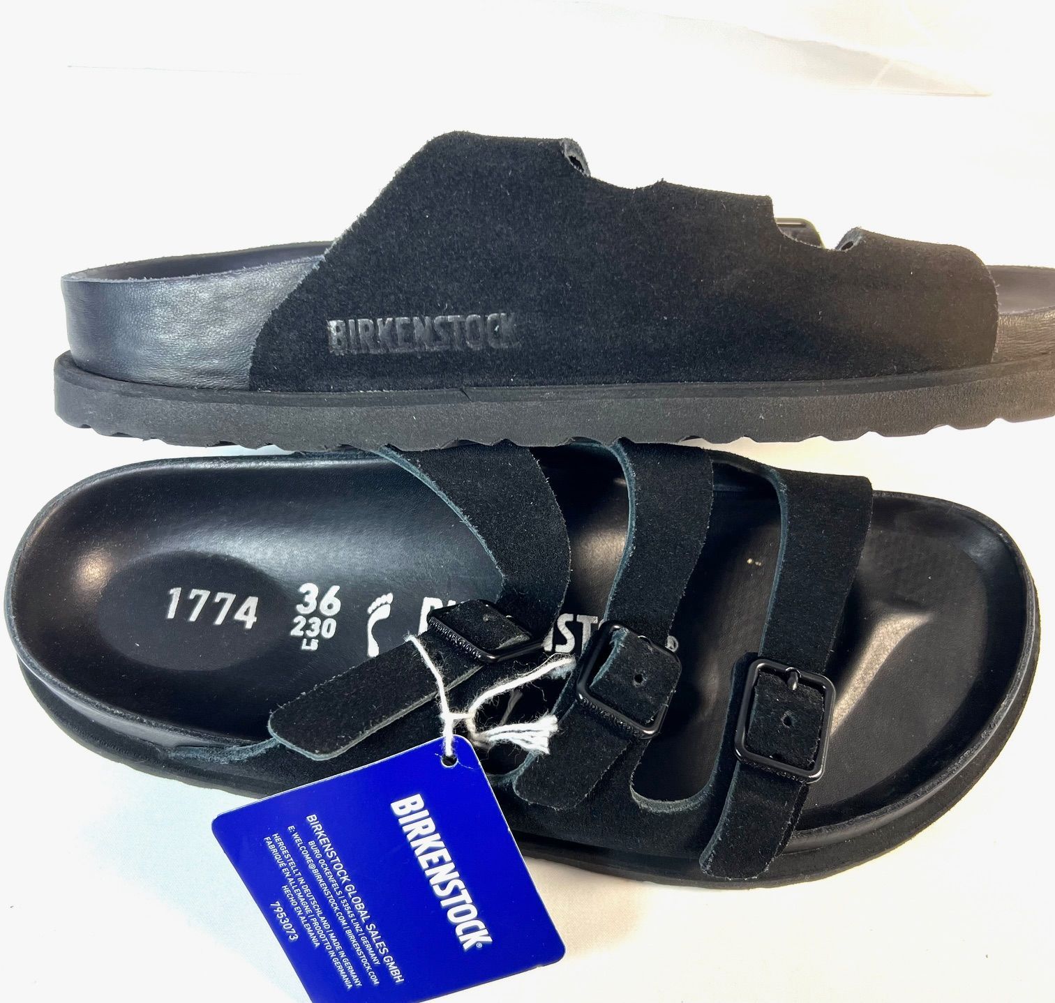 ビルケンシュトック Birkenstock 1774 レザー サンダル ブラック