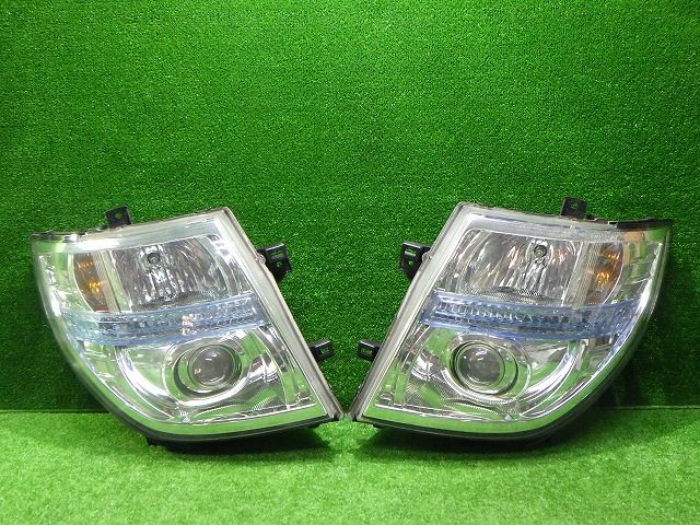 エルグランド ヘッドライト左右 HID E51 NE51 中期 後期 100-24852