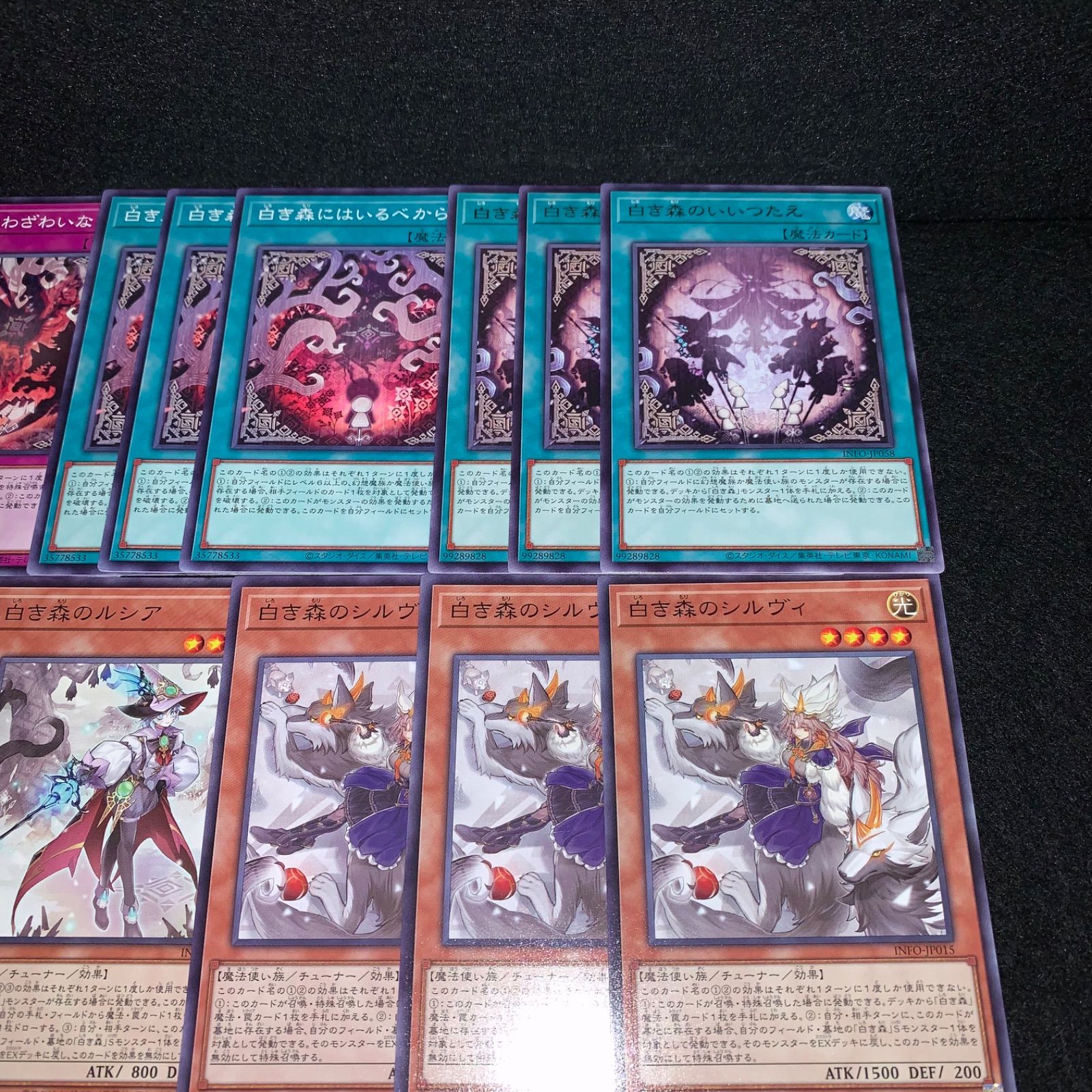 遊戯王 KY286 白き森 デッキパーツ 白き森のわざわいなり 白き森には