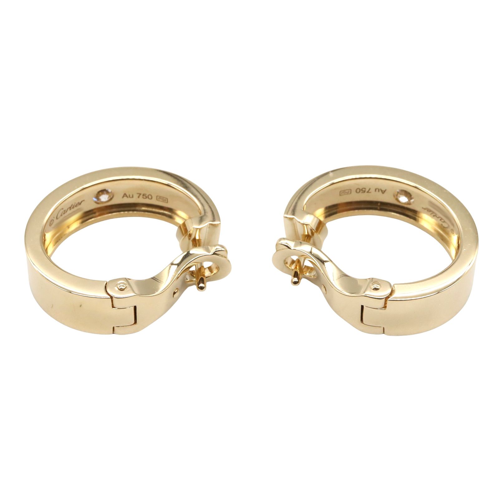 MM6 Maison Margiela ゴールド フープピアス（片耳） MM6 Maison