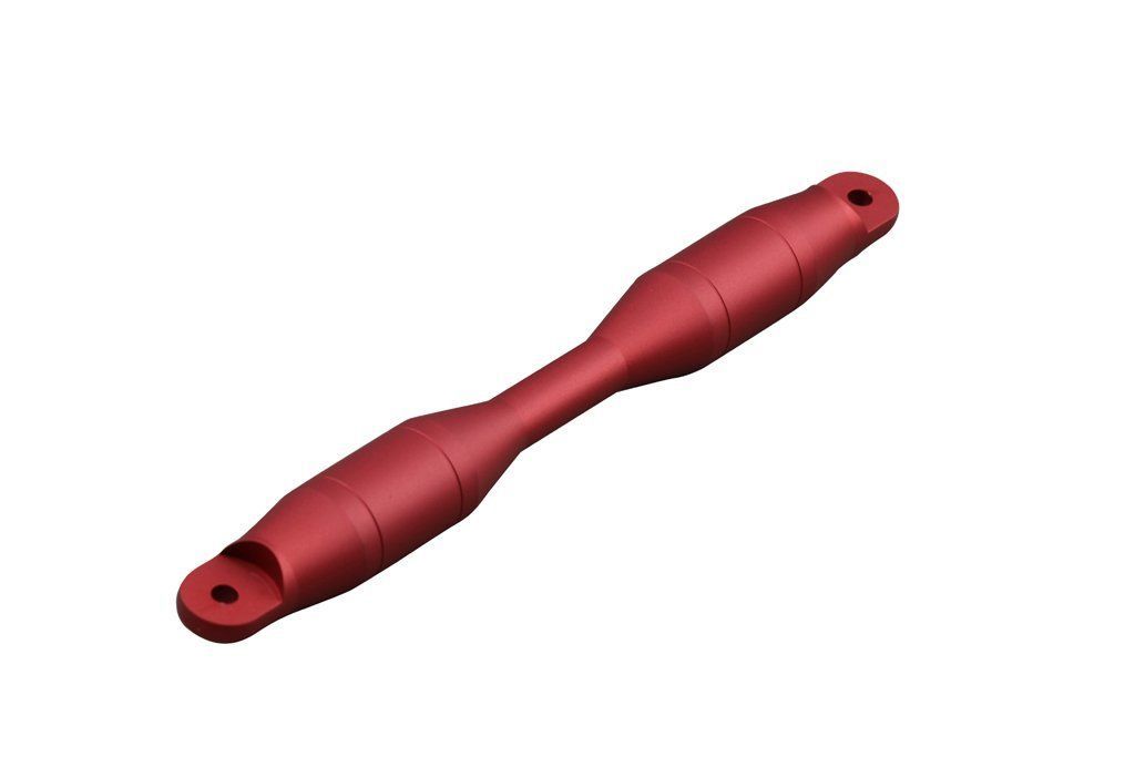 ポッシュ(POSH) バイク用品 バイクハンドルブレース シャフト タイプ2 187mm マットレッド クイックリリース 095267-22