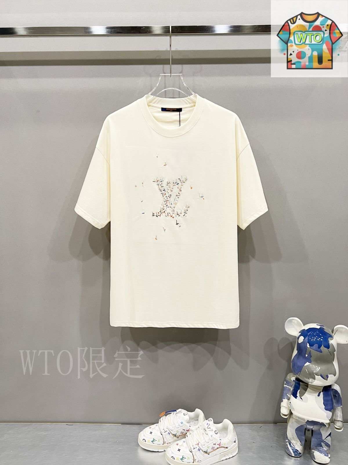 今日WTO】LOUIS VUITTON ルイヴィトン 小帆船刺繍 260g 円? T