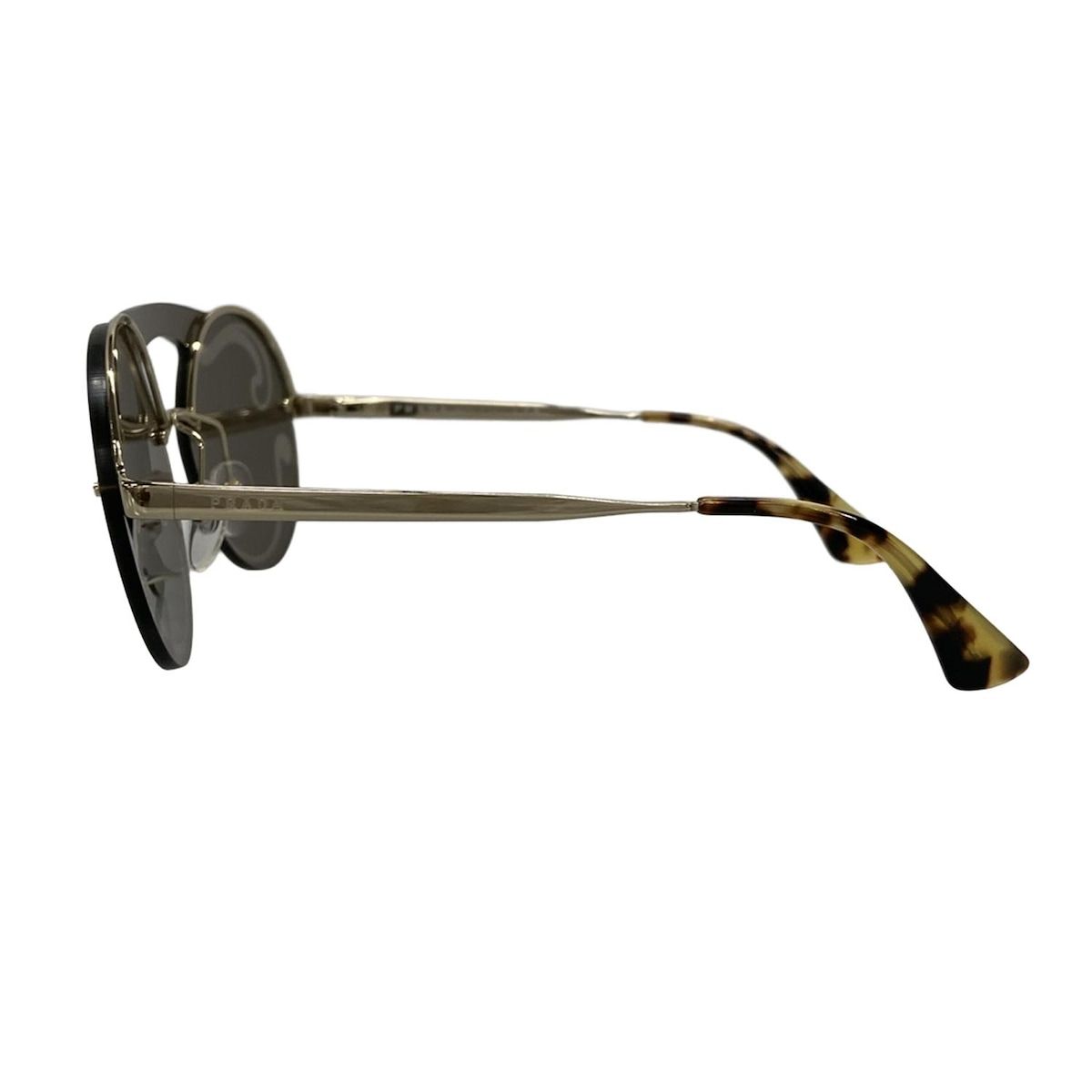 PRADA プラダ サングラス SPR65T ダークグレー×ゴールド×マルチ