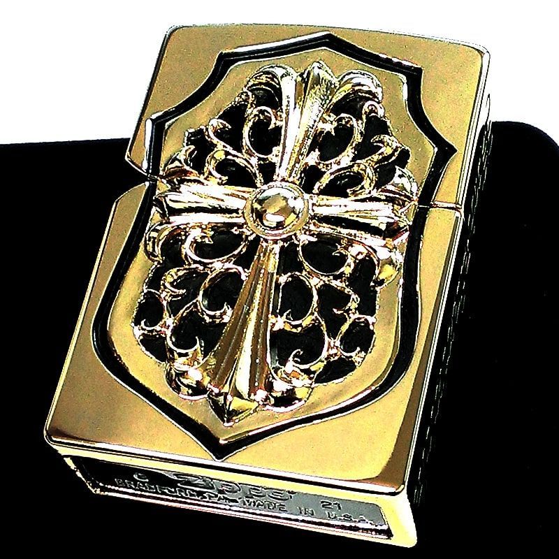 ZIPPO メタルジャケット 超重厚 ジッポ ライター クロス