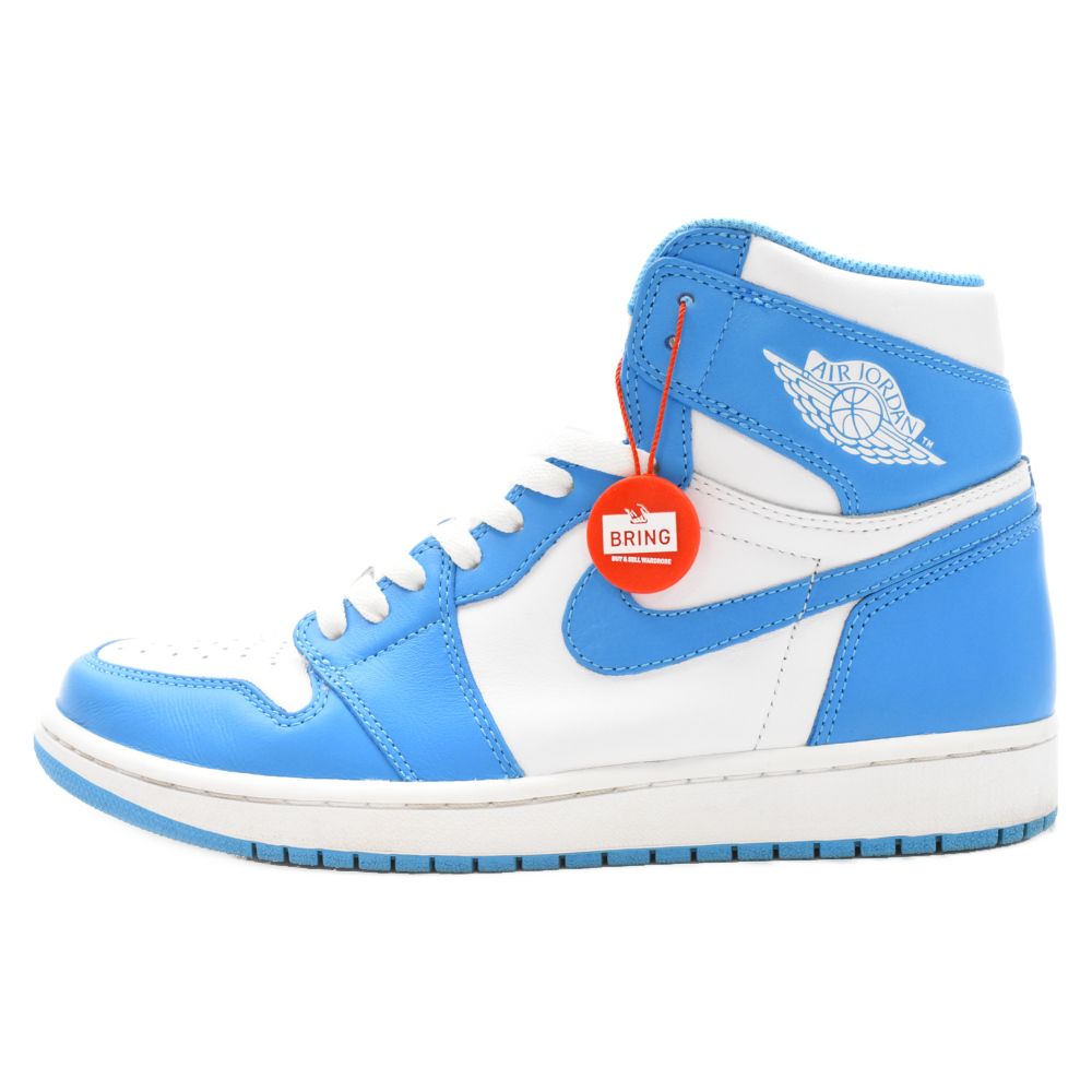 NIKE (ナイキ) AIR JORDAN1 RETRO HIGH UNC 555088-117 エアジョーダン1 ノースカロライナ ハイカットスニーカー ブルー/ホワイト US10/28cm