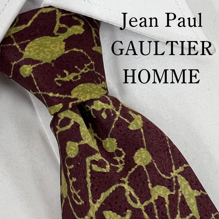 ✨超レア✨Jean Paul GAULTIER　ゴルチエ　ネクタイ　シルク　柄 ✨超レア✨Jean Paul GAULTIER ゴルチエ ネクタイ シルク 柄