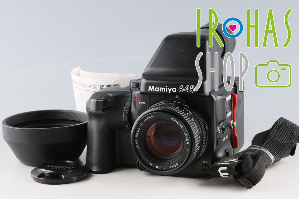 Mamiya 645 Pro Sekor C 80mm F|2.8 N Lens Winder Grip 58868E2
