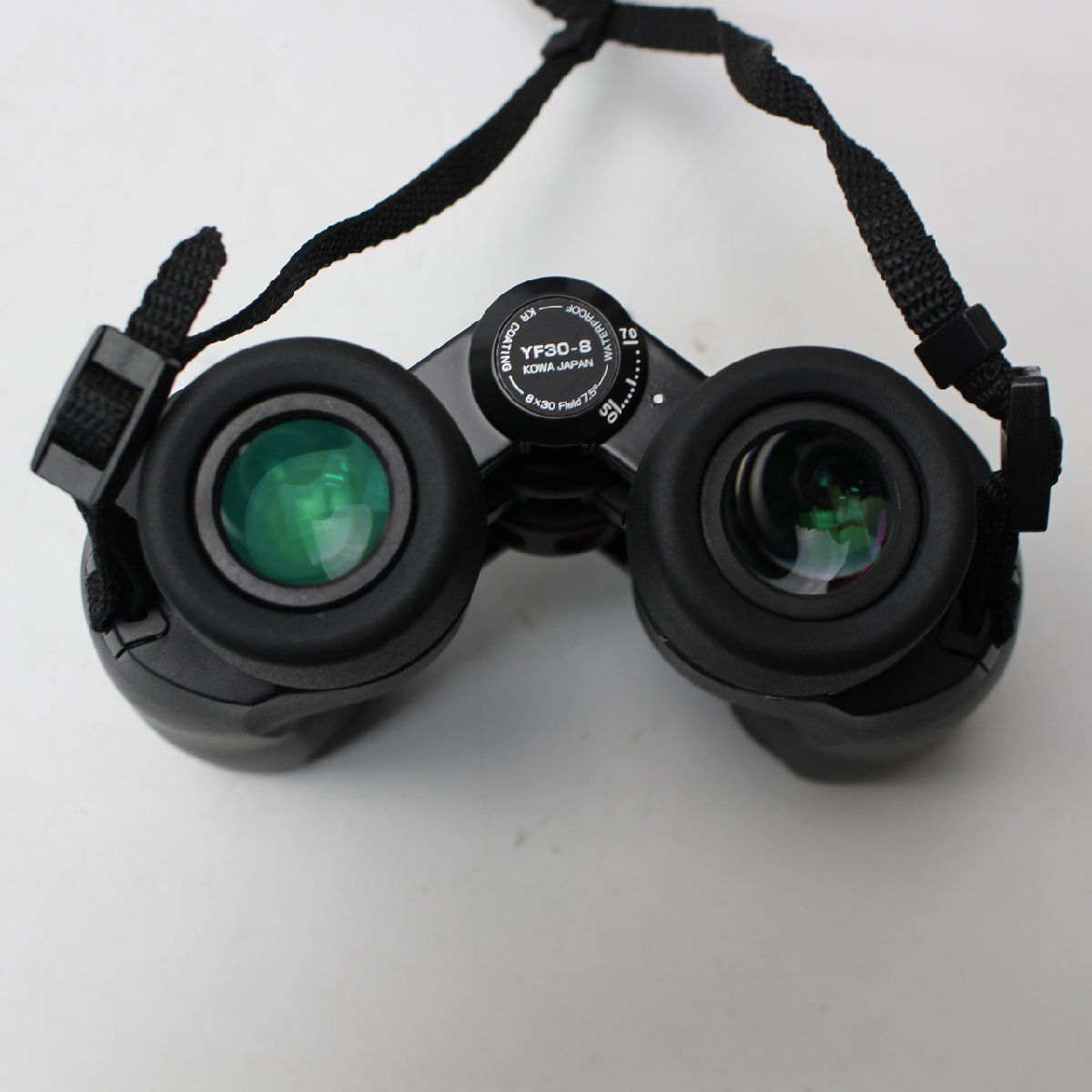 081)【美品】興和 ポロプリズム双眼鏡 YF30-8 ブラック Kowa