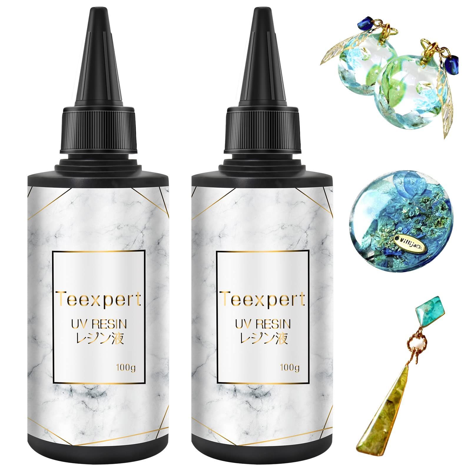 レジン UVレジン 500g×2本 透明 ハード クラフトレジン レジン液
