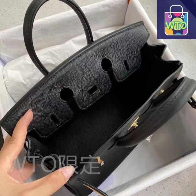 HERMES エルメス バーキン30 ハンドバッグ 黒 48000 WT 0輸入