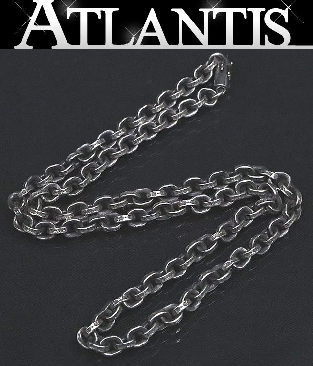 CHROME HEARTS 銀座店 クロムハーツ ペーパーチェーン ネックレス 18インチ メンズ シルバー SV925 100256