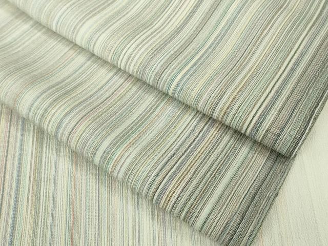 平和屋着物 上 本塩沢 やまだ織 200色 単衣 さが美扱い ♥ DZAA9998kh5