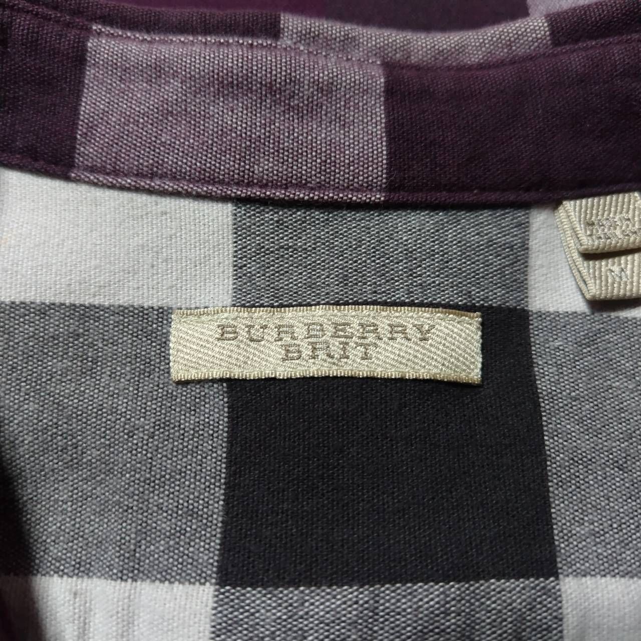 ＧＷ限定特価美品 BURBERRY BRIT レアカラー メガチェック 長袖 シャツ