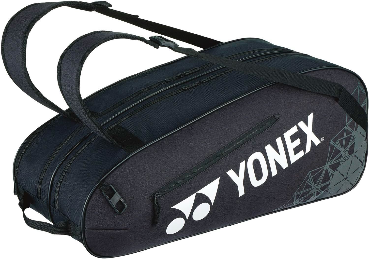 Color ブラック_Size ＦＦ YONEX テニス ラケットバッグ ラケットバッグ6 テニスラケット6本収納 BAG2532R ブラック
