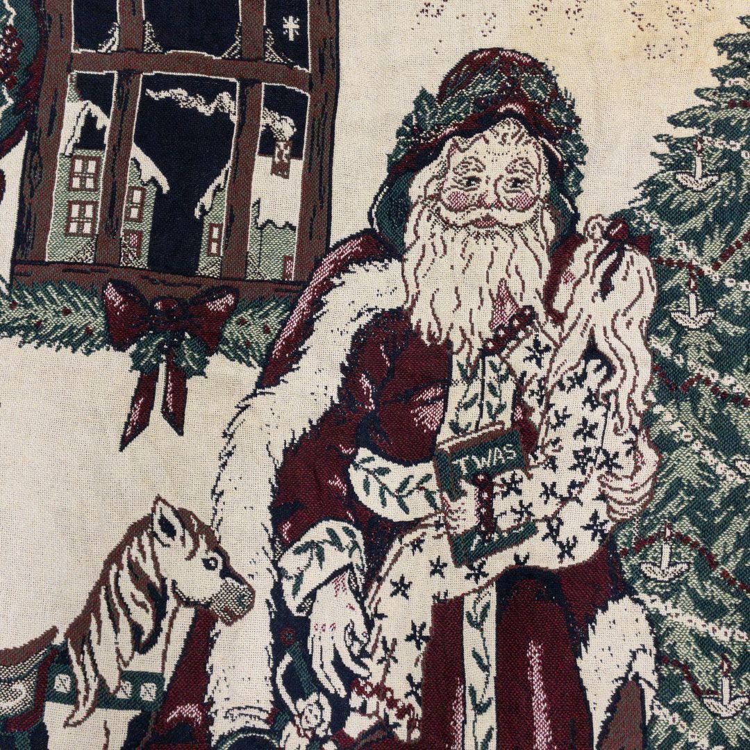 vintageラグ カーペット クリスマスツリー サンタ 652 vintageラグ カーペット クリスマスツリー サンタ 652 【公式通販】