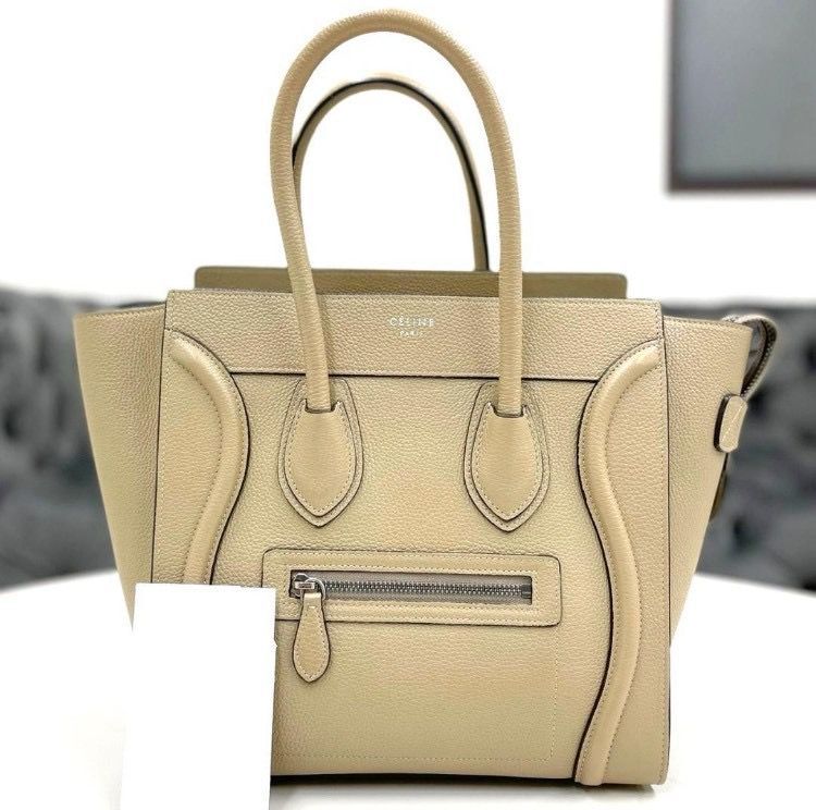 セリーヌ ラゲージ マイクロ デューン レザー トートバッグ 2017年
