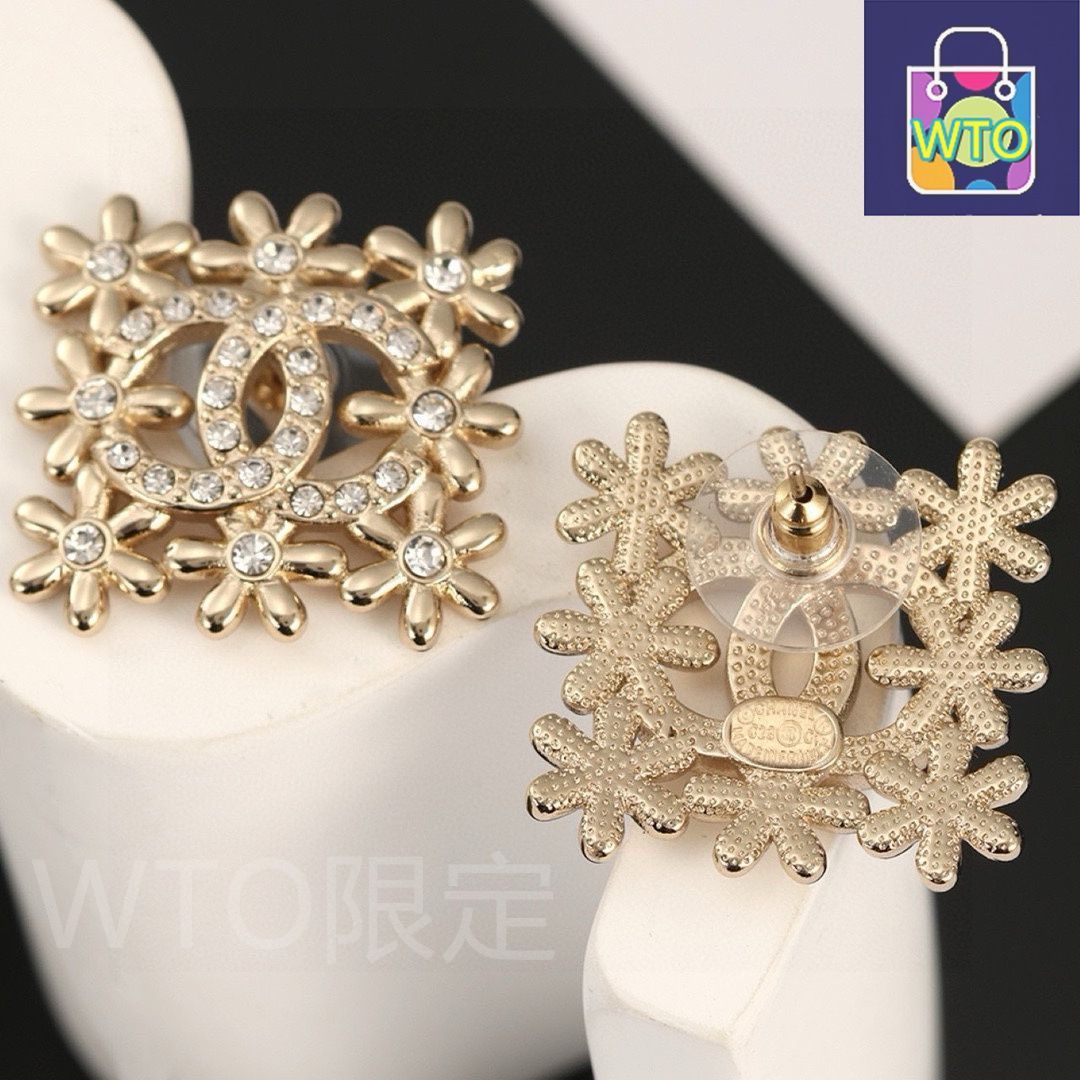 蝶デザイン☆【CHANEL】イヤリング 可愛いお花のデザイン◎【CHANEL】ピアス (CHANEL/ピアス