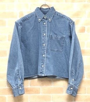 中古】 SLOBE IENA スローブイエナ LE DENIMクロップドシャツ