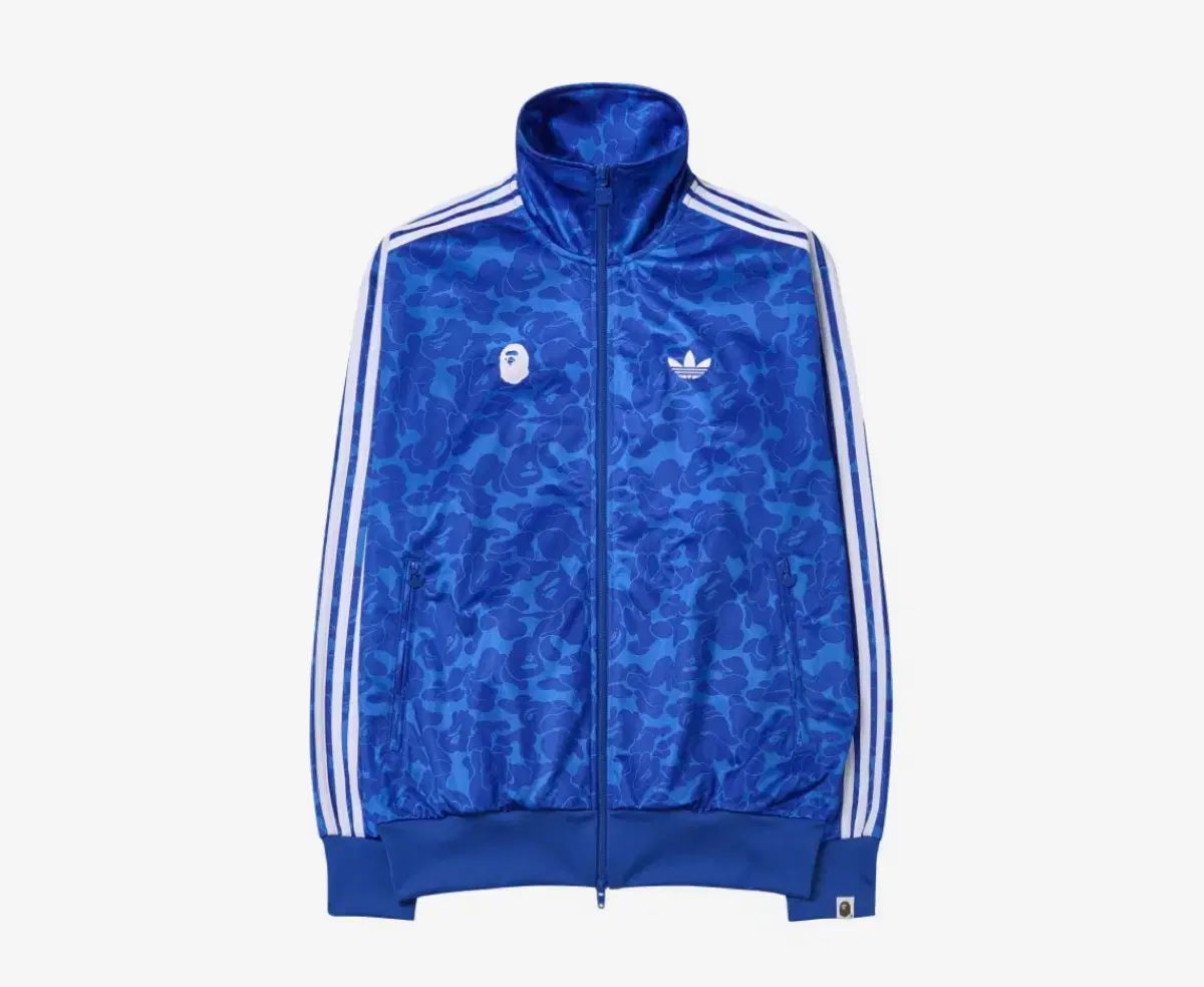 L adidas アディダス A BATHING APE アベイシングエイプ オール オーバー プリント トラック トップス 青 KR サイズ