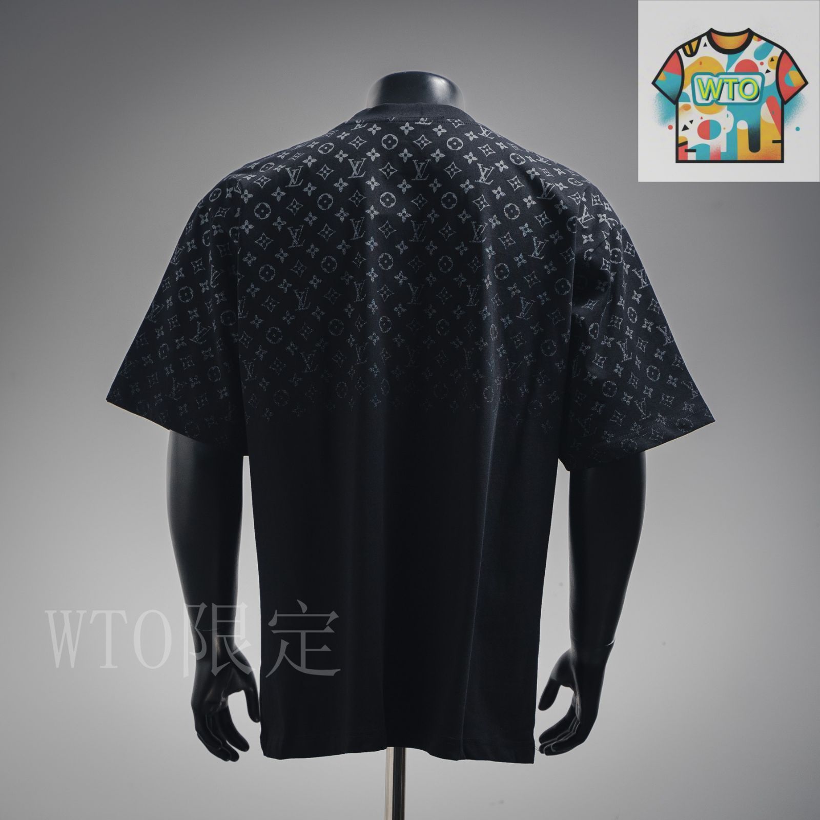 今日特価】LOUIS VUITTON LV 2025SS グラデーション肩文字半袖 T