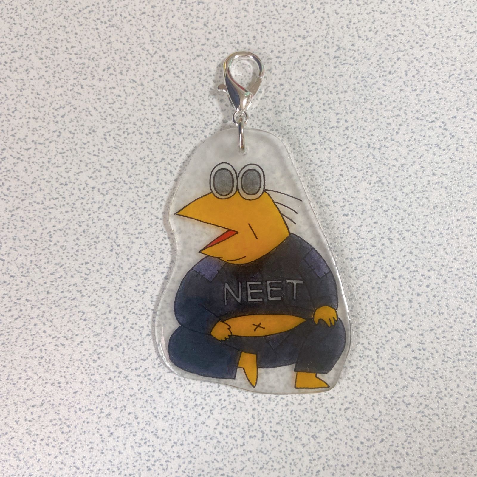 手描きなんj民【虚】ストラップ