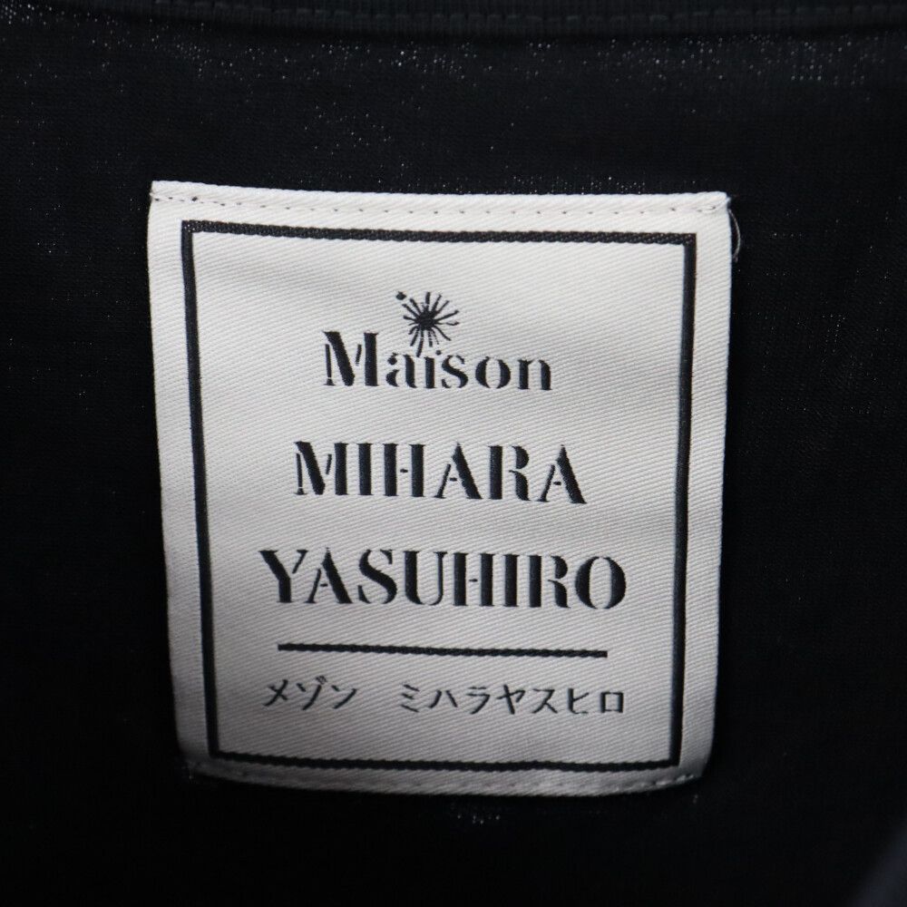 MIHARA YASUHIRO (ミハラヤスヒロ) 24SS SMILY FACE PRINTED TEE スマイリー フェイス プリント 半袖  Tシャツ ブラック A12TS651-0