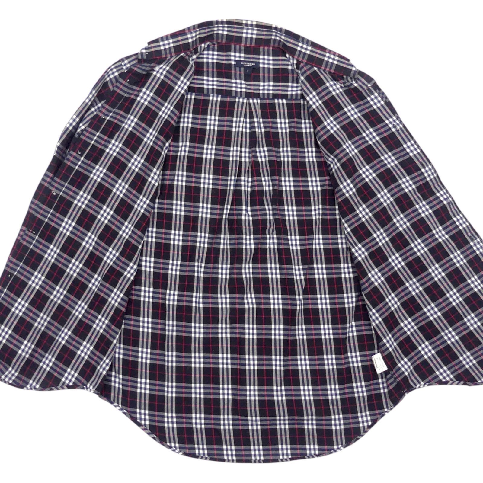 BURBERRY LONDON バーバリーロンドン L ノバチェック シャツ L 