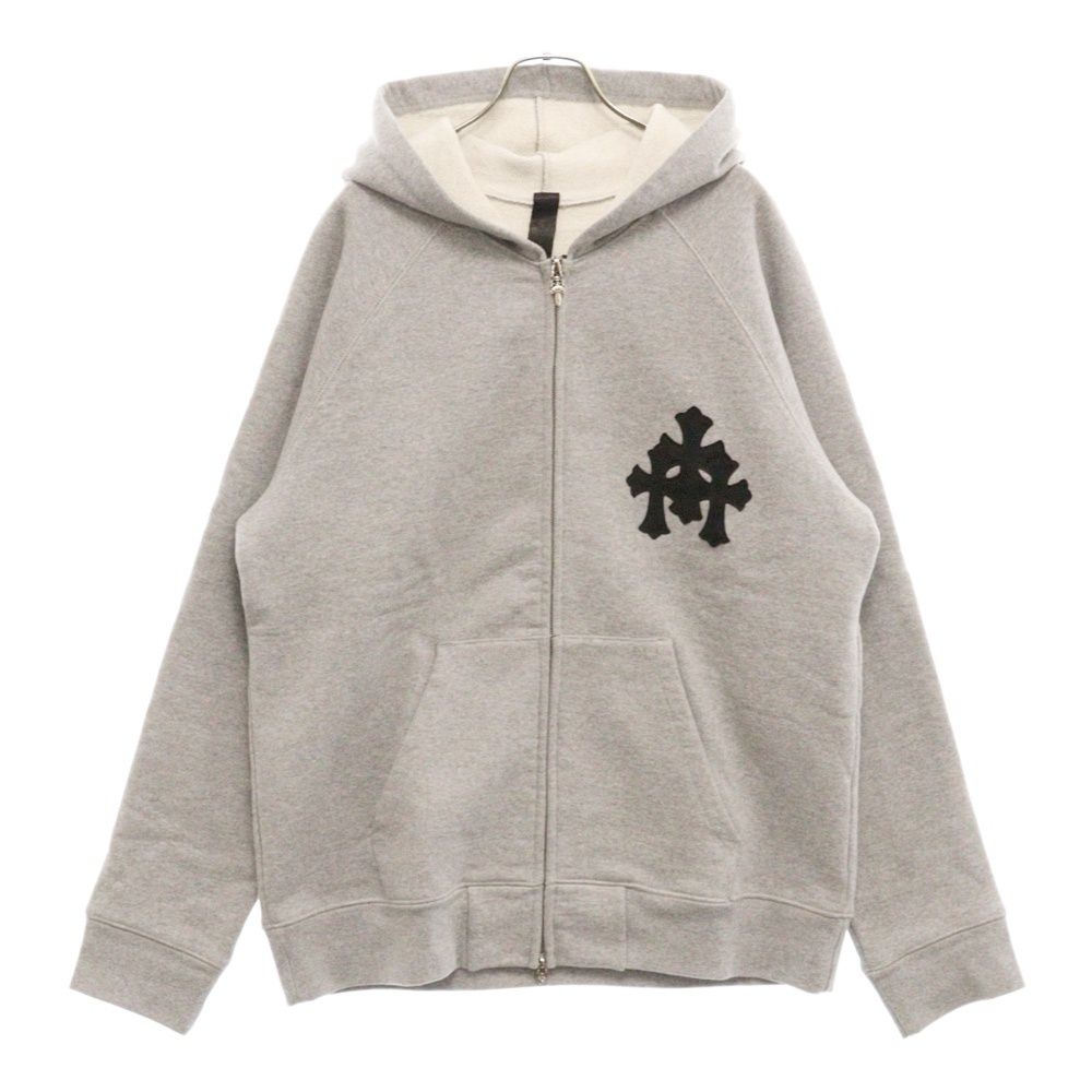 CHROME HEARTS (クロムハーツ) Y NOT クロスパッチ付きジップ