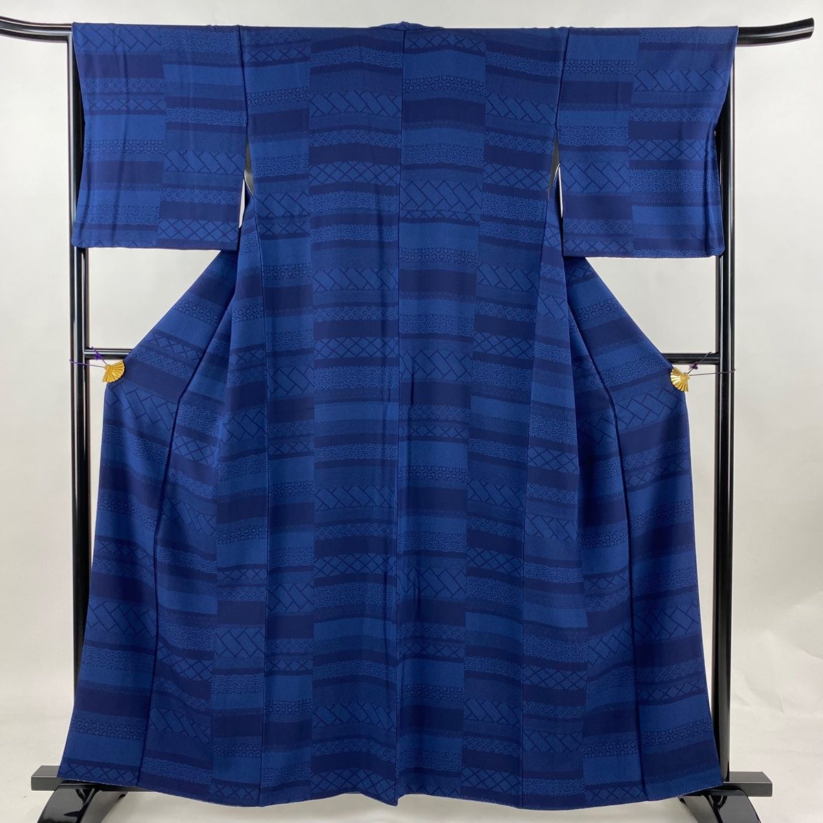 小紋 身丈159.5cm 裄丈66cm 正絹 美品 秀品