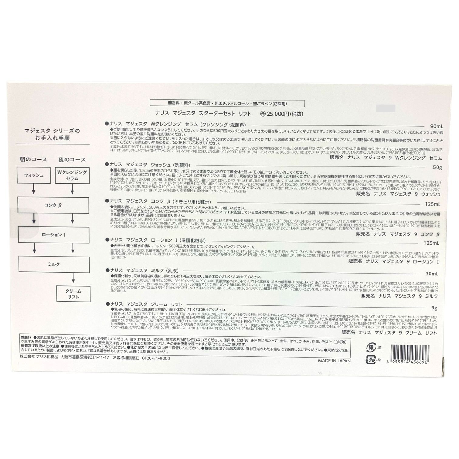 トクキレ ナリス マジェスタ スターターセット リフト