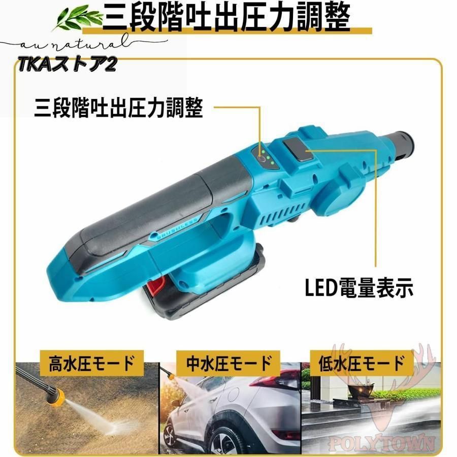 18Vバッテリー対応 残量表示