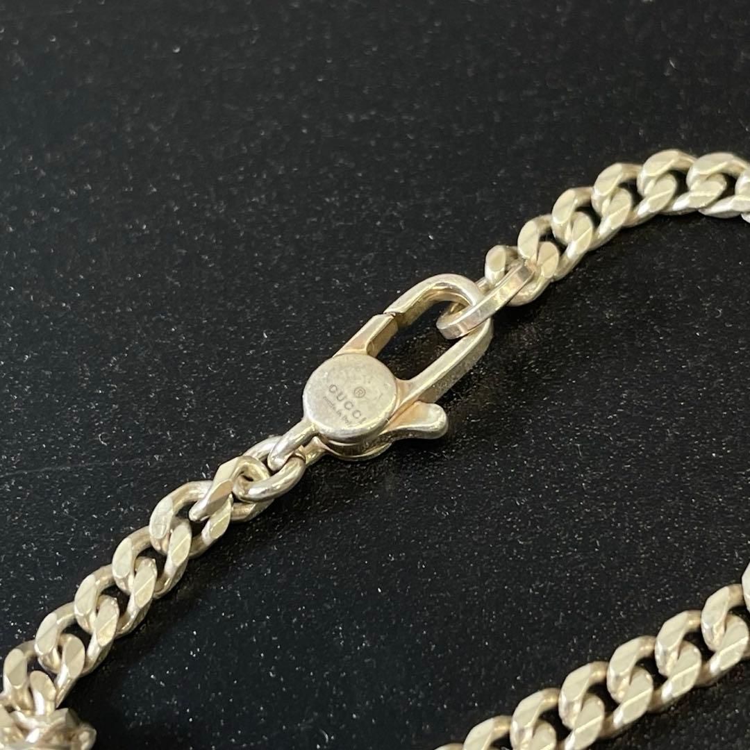 GUCCI グッチ ノット インフィニティ ネックレス プレート ロゴ