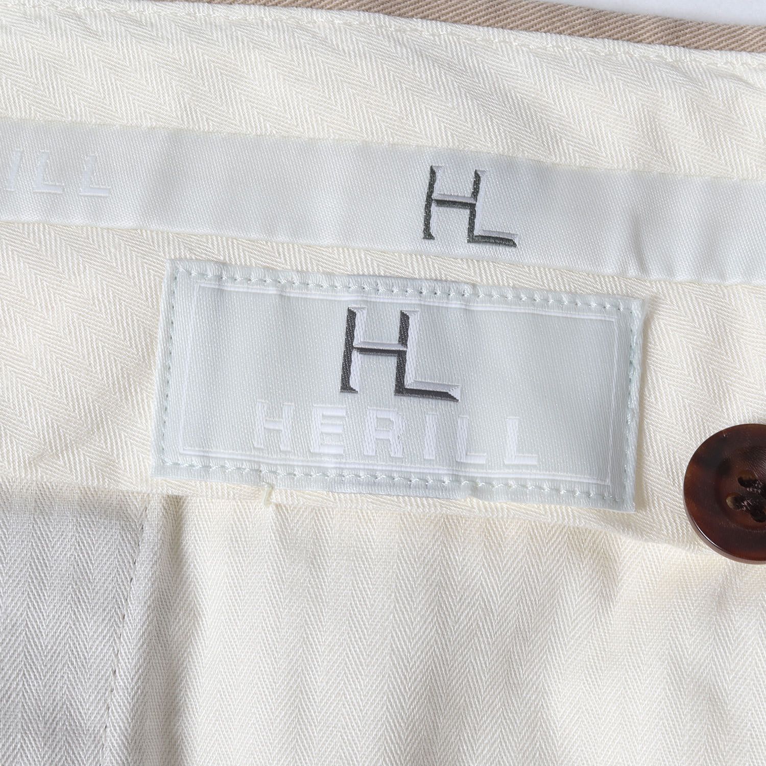 HERILL ヘリル パンツ サイズ:1 22SS エジプシャン コットン チノ カーゴ パンツ Egyptian cotton Chino  Cargo pants 22-030-HL-8010-1 ツータック ベージュ ボトムス ズボン カジュアル - メルカリ