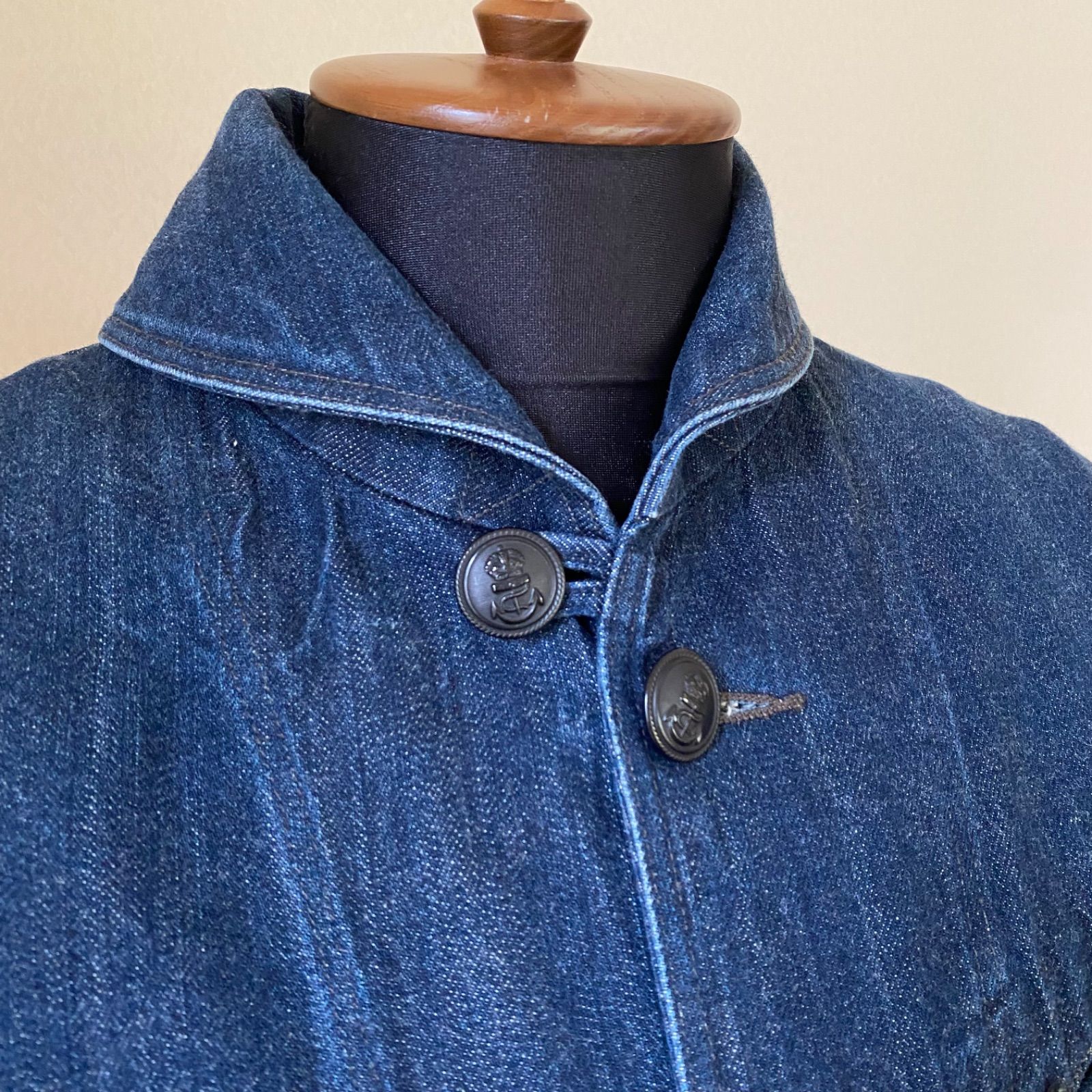 【6月末までの出品】RRL/ダブルアールエル インディゴコーデュロイカバーオール RRL (ダブルアールエル) コーデュロイカラー インディゴ デニム
