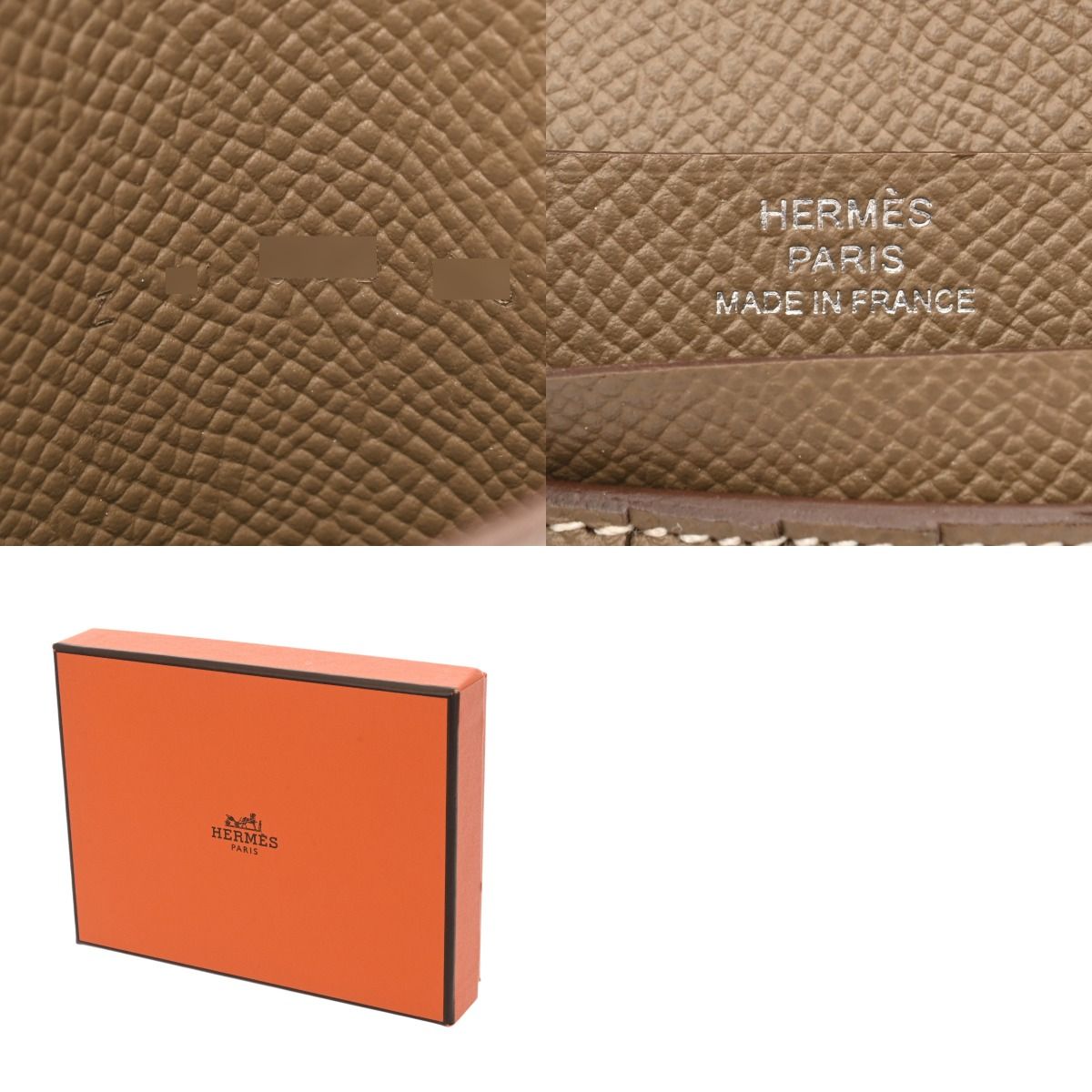 エルメス ベアンコンパクト エトゥープ Z刻印(2021年頃) ユニ