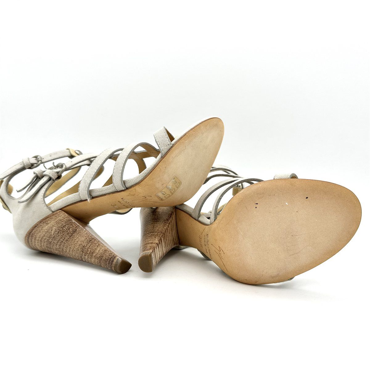 ロゴ金具 グレージュ