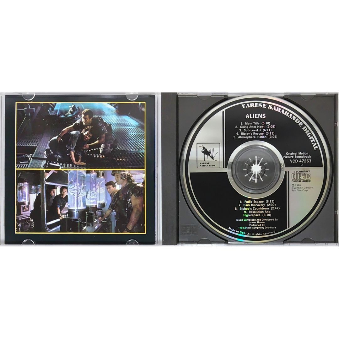 ジェームズ・ホーナー 48時間シリーズ サントラCD 送料無料】 エイリアン2 オリジナル・サウンドトラック CD