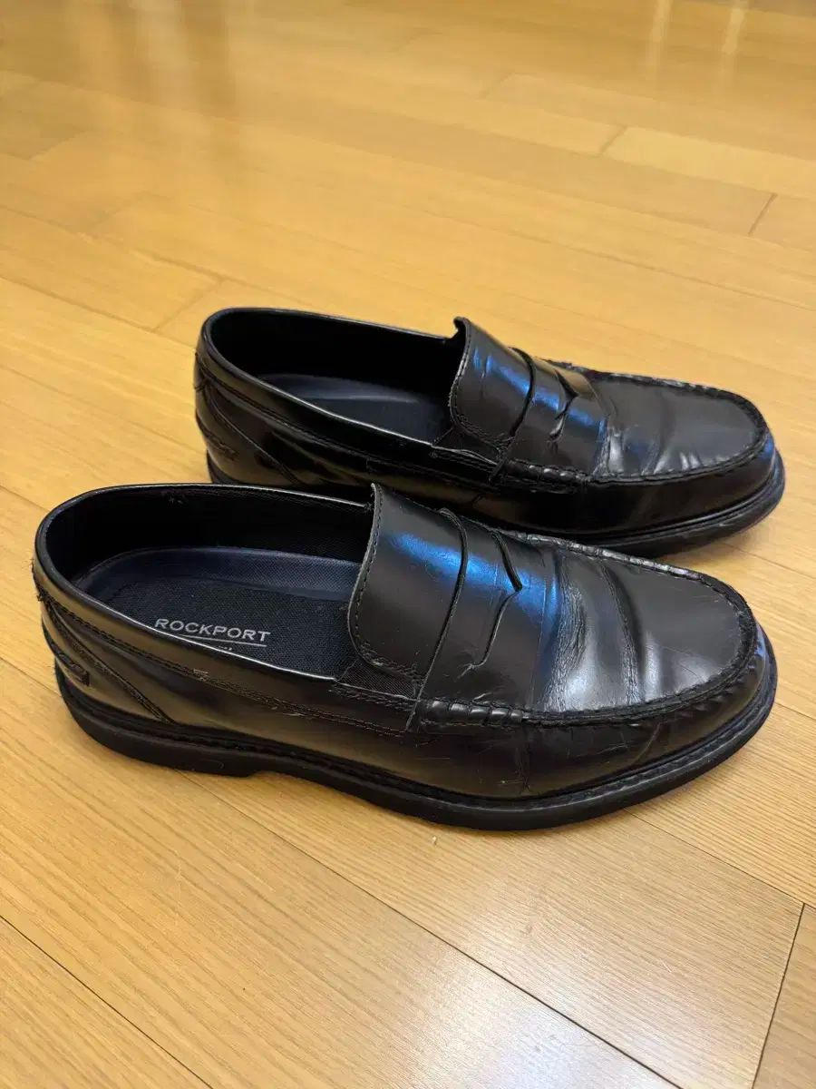 ユニークな ROCKPORT ロックポート メンズ 黒 ローファー 265