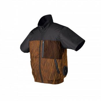 クロダルマ 半袖ジャンパー 268831 オレンジ 28 サイズ 5L 作業着 作業服 吸汗 男女兼用 アウター