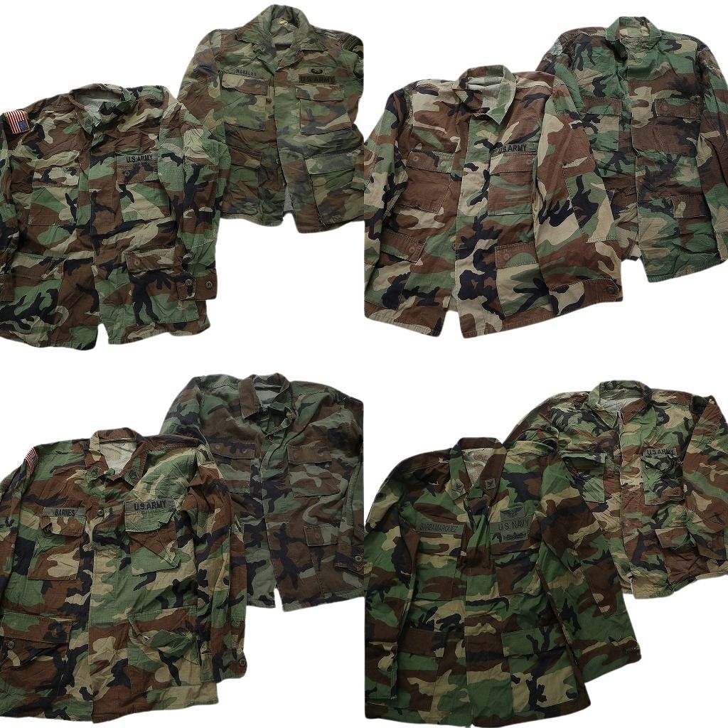古着卸 まとめ売り フィールドジャケット BDU ウッドランド 米軍