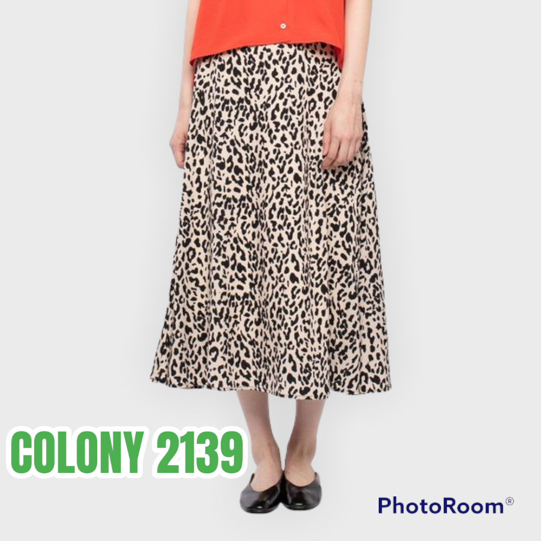 一部予約販売】 COLONY2139 レオパード柄 スカーフ
