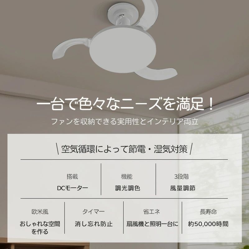 リモコン付き 天井