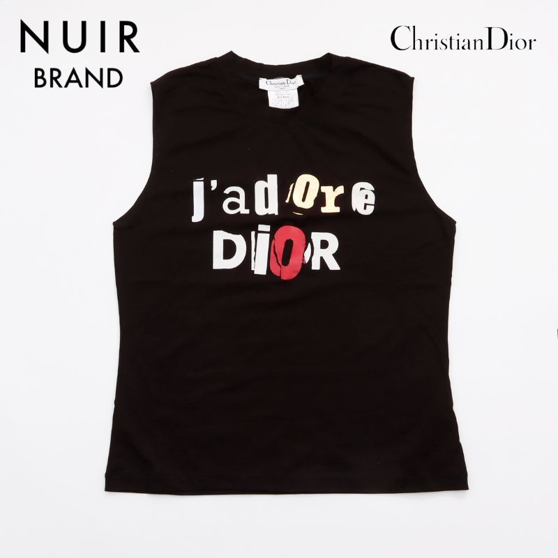 Christian Dior クリスチャンディオール タンクトップ ロゴ Christian