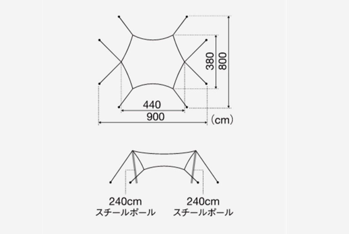 スノーピーク 2023年新作ランドネスト Mテントタープセット 新品未使用