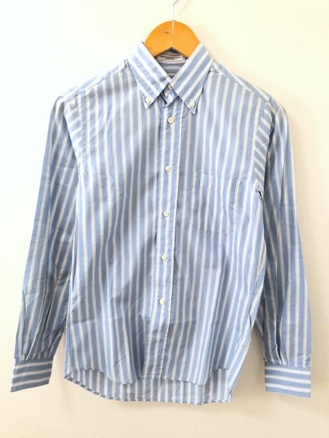 INDIVIDUALIZED SHIRTS（インディビジュアライズドシャツ）ストライプ　ボタンダウン　 長袖シャツ【E4082-007】