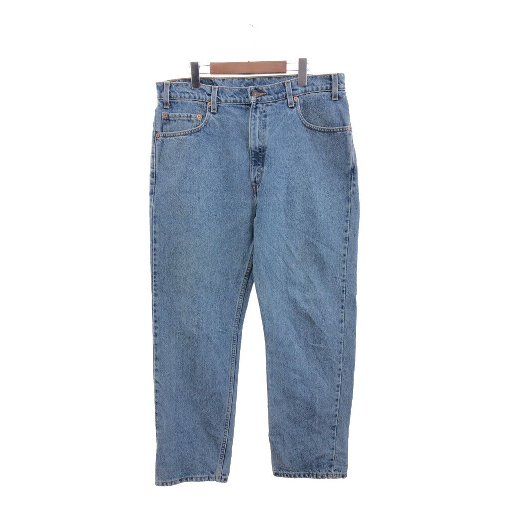 90年代 Levi's リーバイス 505 テーパード デニムパンツ ボトムス アメカジ 大きいサイズ ブルー (メンズ 36×30) 中古 古着 P9525